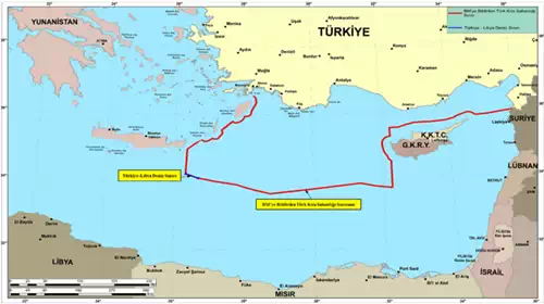 Τουρκία: &quot;Συνεχίζουμε κανονικά στη Γαλάζια Πατρίδα&quot; - Προκλητικός χάρτης με τις έρευνες του Oruc Reis [Εικόνες]