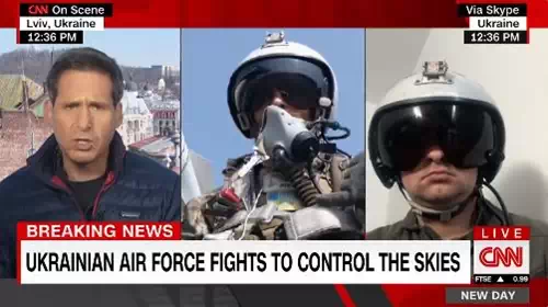 Ουκρανοί πιλότοι στο CNN: &quot;Οι Ρώσοι ελέγχουν πολύ μικρό τμήμα του ουκρανικού ουρανού - Χρειαζόμαστε μαχητικά&quot;