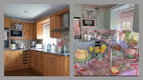 Βρετανίδα μετέτρεψε το βαρετό σπίτι της σε ένα κουφετί, παστέλ παλάτι - Το πριν και το εντυπωσιακό μετά [Φωτογραφίες]