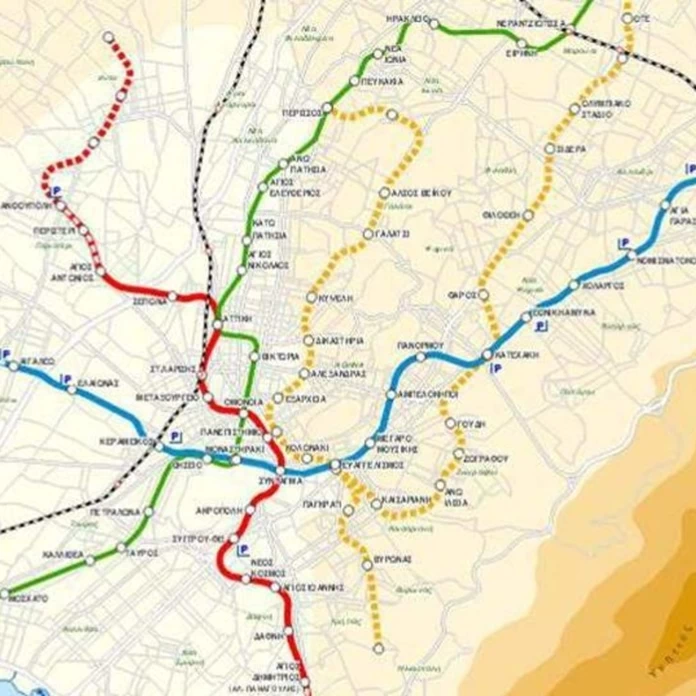 Metro Grammh 4 Olo To Plano Apo Poies Perioxes 8a Perasei Ellada Eidhseis