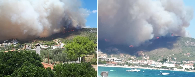ΠΥΡΚΑΓΙΑ ΣΤΗΝ ΚΟΡΙΝΘΙΑ