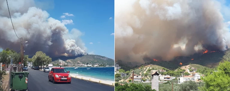 ΠΥΡΚΑΓΙΑ ΣΤΗΝ ΚΟΡΙΝΘΙΑ