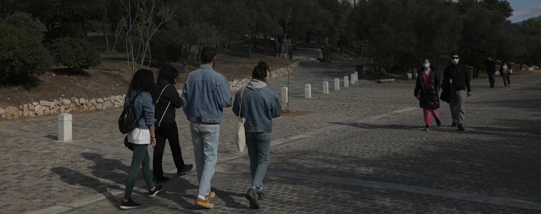 Αθήνα Βόλτα Κορονοϊός