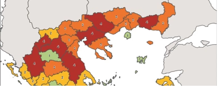 χάρτης κορονοϊός