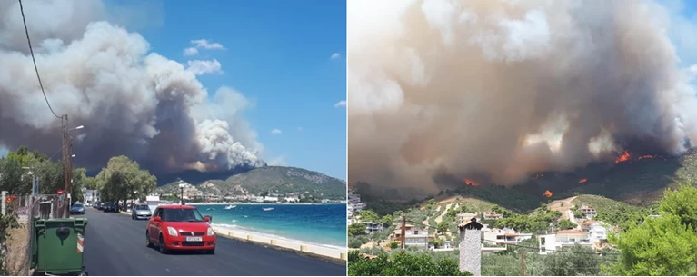 ΠΥΡΚΑΓΙΑ ΣΤΗΝ ΚΟΡΙΝΘΙΑ