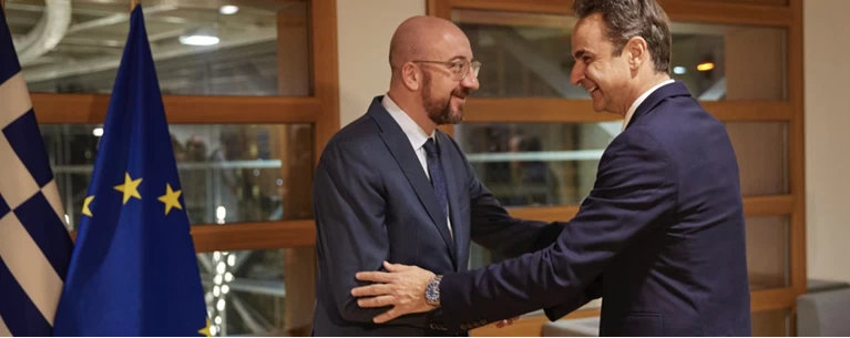 Βρυξέλλες: Δείπνο Μητσοτάκη – Μισέλ για οικονομία και Τουρκία