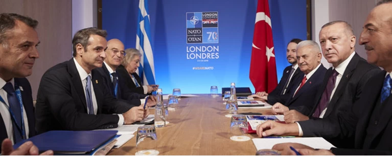 Ολοκληρώθηκε η συνάντηση Μητσοτάκη-Ερντογάν - Κράτησε 1,5 ώρα