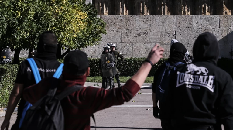 μαθητές Αστυνομία Σϋνταγμα