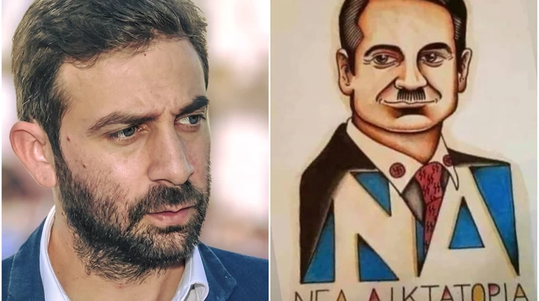Χαιρετάκης Σκιτσο Μητσοτάκη