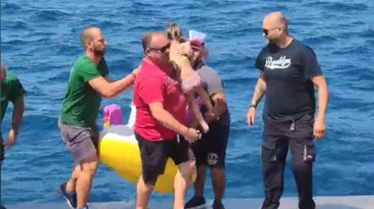 διασωση 4χρονης
