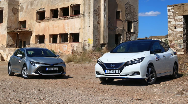 Nissan Leaf e+ - Toyota Corolla