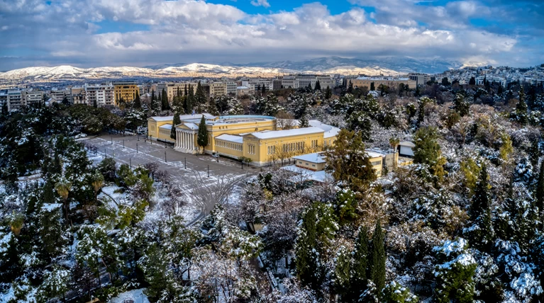 Χιονισμένη Αθήνα