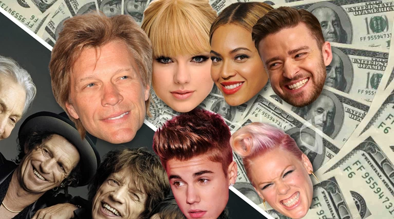 «Χρυσή» λίστα: Αυτοί είναι οι πλουσιότεροι τραγουδιστές και μουσικοί για το 2014