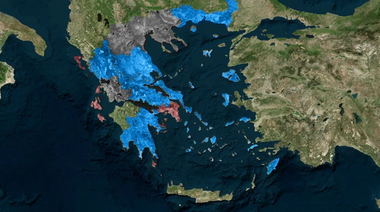 Ολοκληρώθηκε ο χάρτης στις περιφέρειες