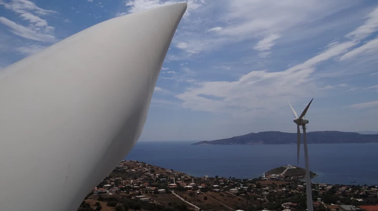 Ο κόσμος από την κορυφή μιας ανεμογεννήτριας