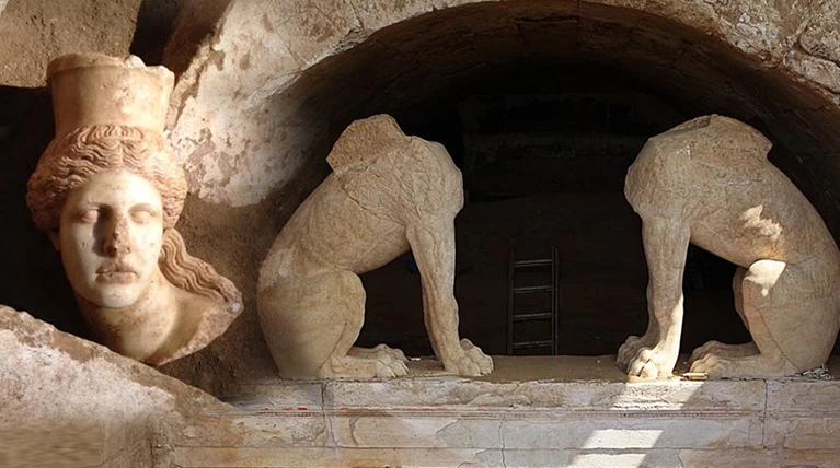 Αμφίπολη: Η Σφίγγα και η πιθανή πράξη εξαγνισμού