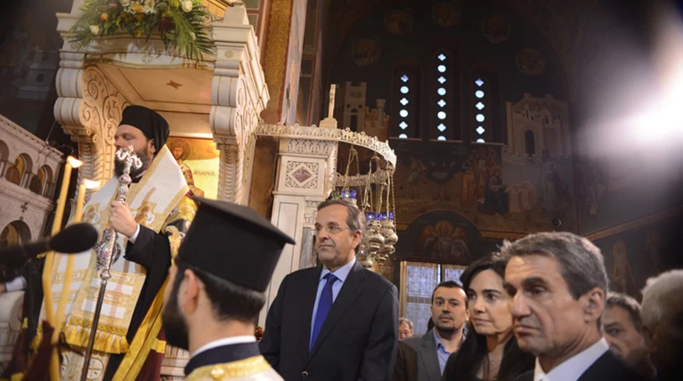 Σαμαράς και Ν.Παππάς στην ενθρόνιση του Μητροπολίτη Ν.Ιωνίας -Φιλαδελφείας
