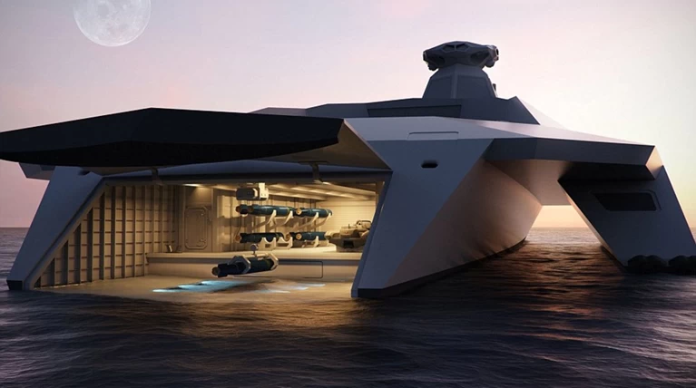 Το πολεμικό πλοίο του μέλλοντος μοιάζει με διαστημόπλοιο του Star Wars