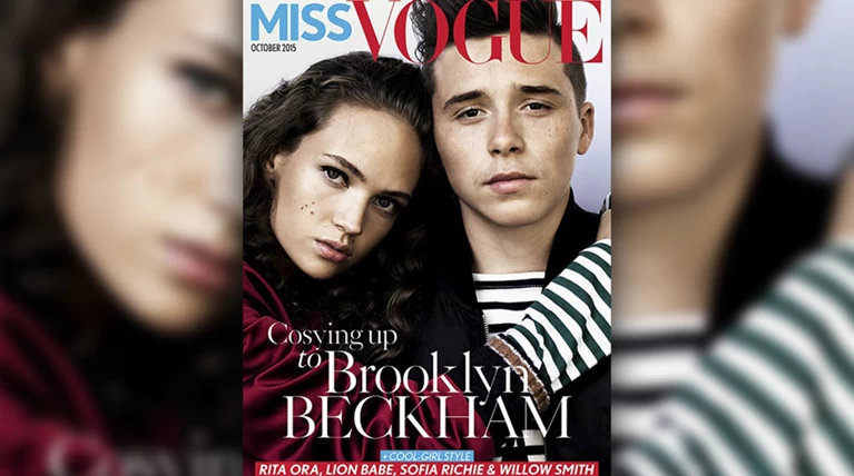 Ήρθε η ώρα του Μπρούκλιν Μπέκαμ- Εξώφυλλο στη Vogue