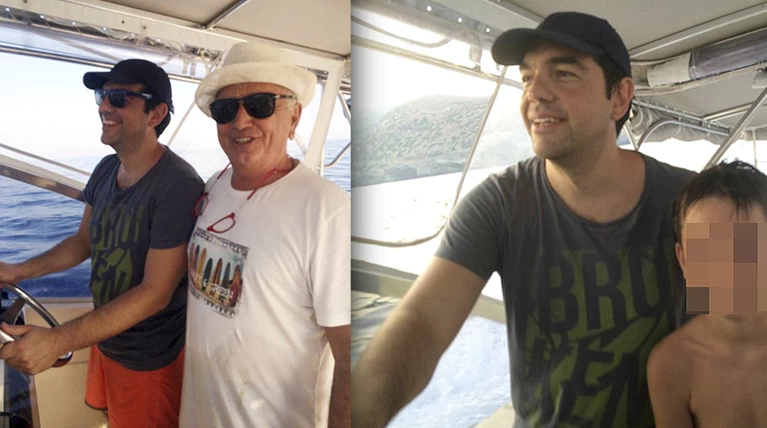 Οι καλοκαιρινές διακοπές του Τσίπρα με τον Mr DHI και το σκάφος του