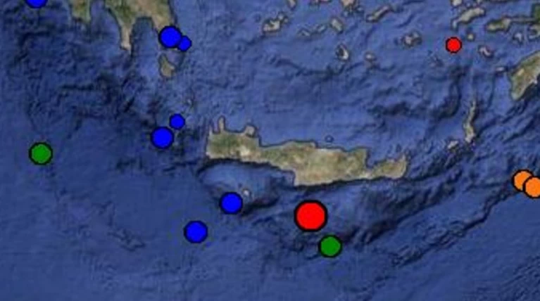 4,2 Ρίχτερ ταρακούνησαν την Κρήτη