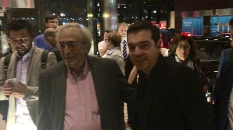 Ο Τσίπρας και οι συνεργάτες του στο Westin της Νέας Υόρκης