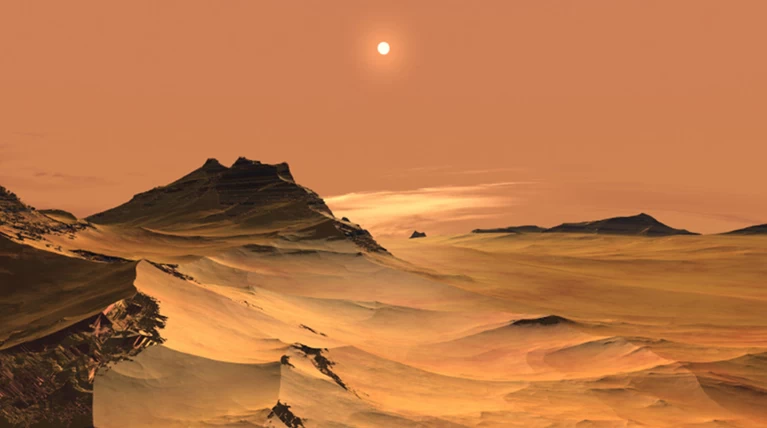 Ο κρατήρας «Ελλάς» και το βουνό «Ολυμπος» στον Άρη
