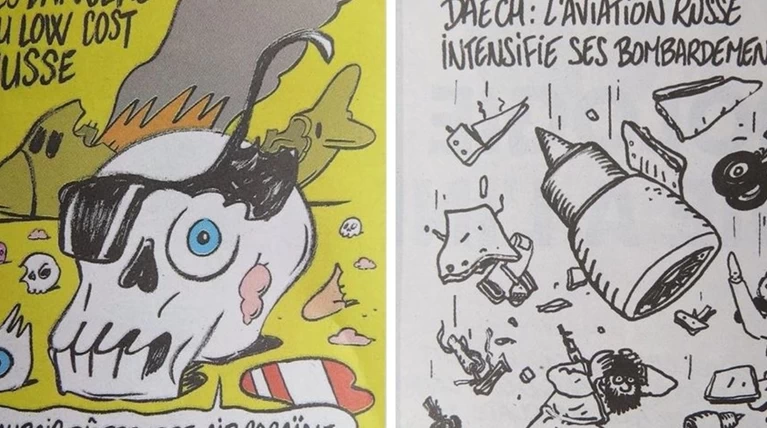 Σκίτσο του Charlie Hebdo για τη συντριβή το Airbus εξοργίζει τη Ρωσία