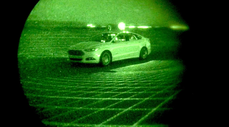 Τo αυτόνομο Ford Mondeo με τεχνολογία αισθητήρων LiDAR «βλέπει» στο σκοτάδι