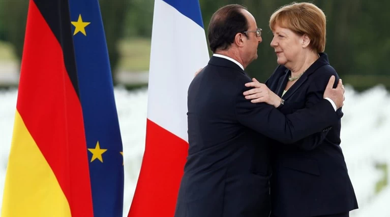 Έκκληση Μέρκελ - Ολάντ για προστασία της Ευρώπης
