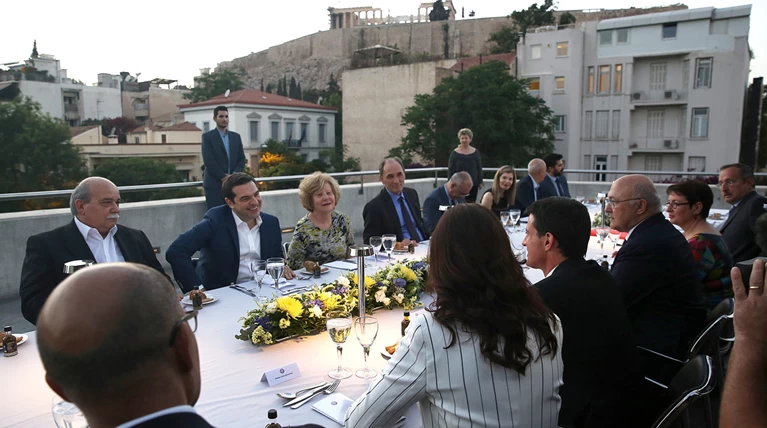 Το δείπνο στον Μανουέλ Βαλς στο Μουσείο της Ακρόπολης