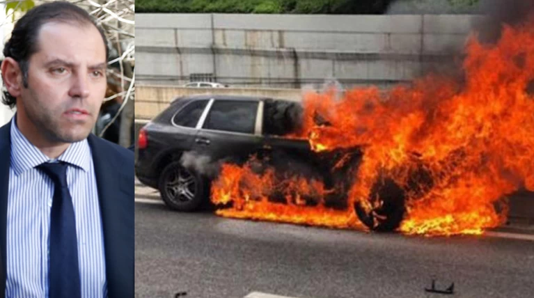 Κάηκε ζωντανός μέσα στην Porsche του ο εκδότης Π.Μαυρίκος