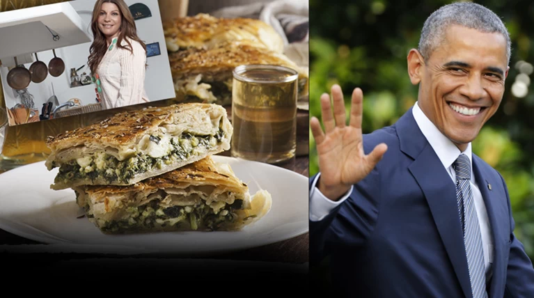 Τι έπαθε ο Ομπάμα όταν δοκίμασε τις πίτες της Αργυρώς; Ξετρελάθηκε!
