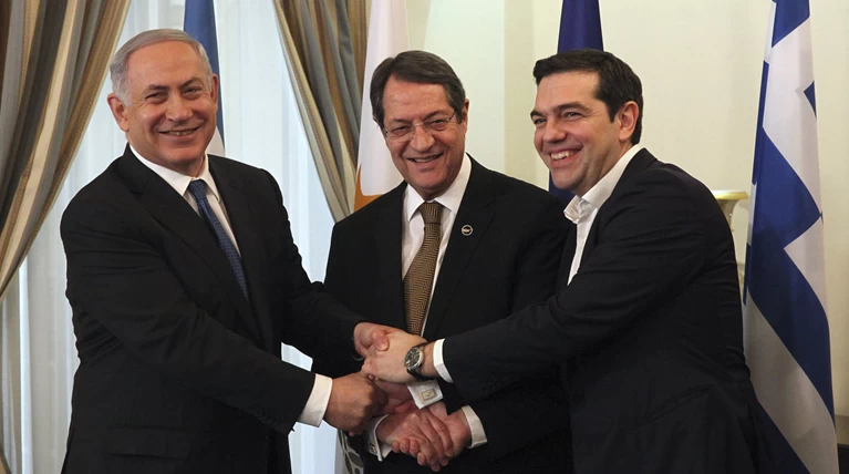 Κοινό αγωγό συζητούν Τσίπρας- Νετανιάχου- Αναστασιάδης