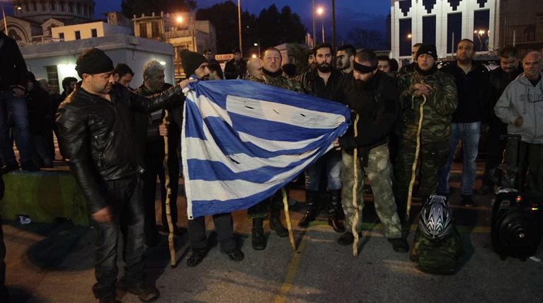 Καρέ καρέ η απόβαση των αγροτών στην Αθήνα