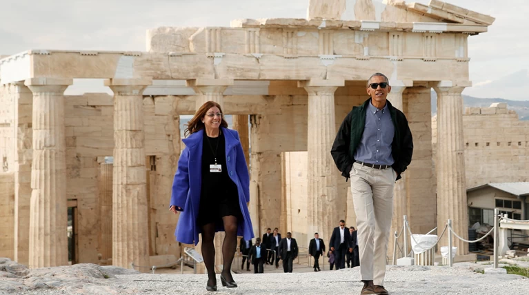 Τι μου είπε ο Ομπάμα όταν τον ξεναγούσα στην Ακρόπολη