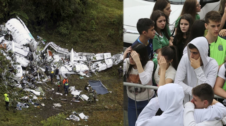 Οδύνη στην Κολομβία από τη συντριβή που ξεκλήρισε ομάδα