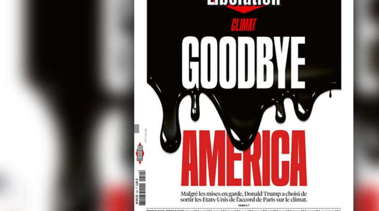 Η Liberation «αποκαθηλώνει» τoν Τραμπ: Goodbye America
