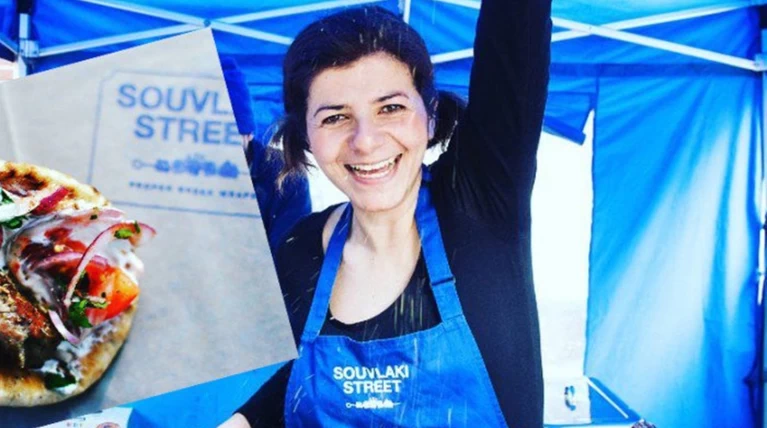 Souvlaki Street από τα Χανιά προκαλεί ουρές στο Λονδίνο