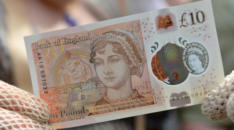 Η Τζέιν Όστεν στο νέο χαρτονόμισμα των 10 λιρών