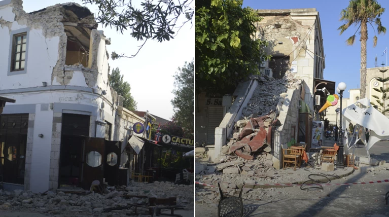 Φονικός σεισμός 6,4 R στην Κω- 2 νεκροί, 13 σοβαρά τραυματίες