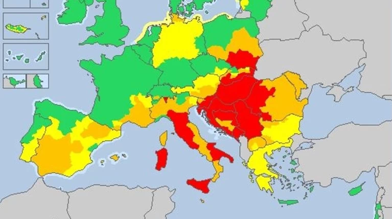 Ψήνεται η Ευρώπη:SOS για τις υψηλότερες θερμοκρασίες της 10ετίας