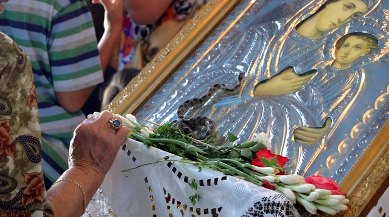 Η ιστορία πίσω από τα φιδάκια της Παναγίας (φωτό)