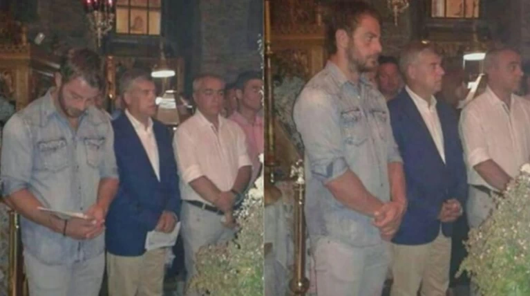 Ο Ντάνος με τα κομποσκοίνια σηκώνει και τον Επιτάφιο στην Σκιάθο