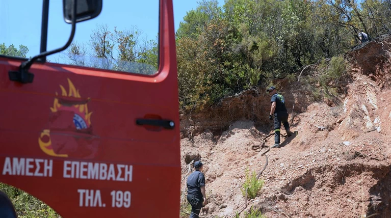 Υπό έλεγχο η φωτιά στην Κεφαλονιά, εμπρησμό βλέπουν οι αρχές