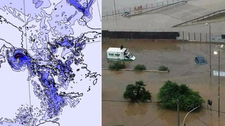 Ποιες περιοχές θα χτυπήσει ο μεσογειακός κυκλώνας Ζήνων