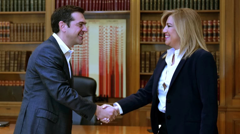 Μία ημέρα μετά, τα συγχαρητήρια του Τσίπρα στη Γεννηματά