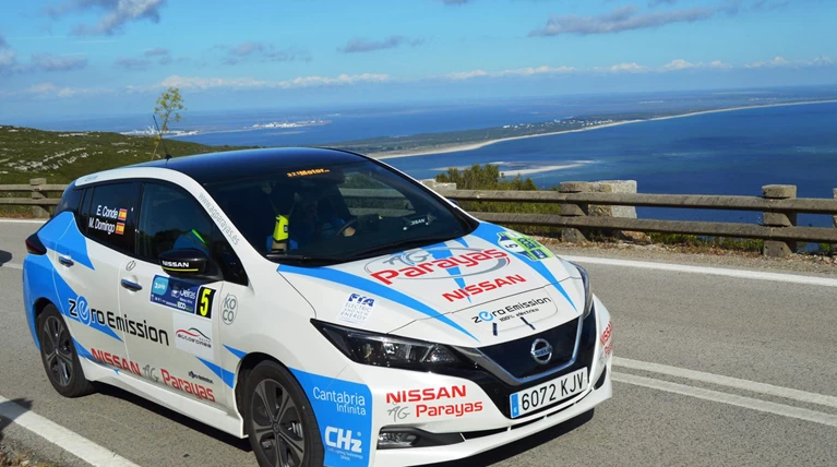 Το Nissan LEAF "φόρτισε" και κερδίζει και σε ράλυ