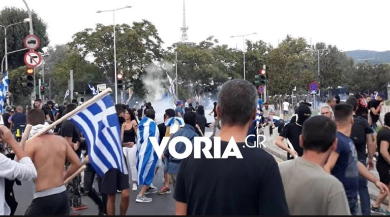 Οι πρώτες εικόνες από τα επεισόδια στη Θεσσαλονίκη