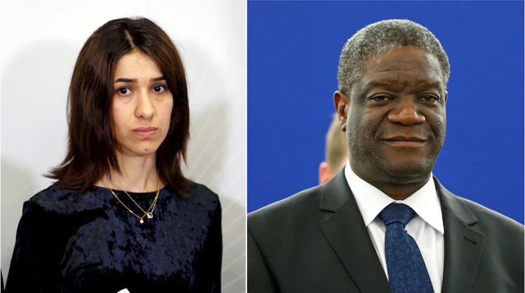 Στους Ντένις Μουκουέγκε και Νάντια Μουράντ το Νόμπελ Ειρήνης